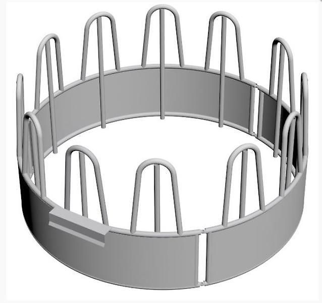 MC-AGRI Futterraufe f. Rinder u. Pferde Rund verzinkt M11/12