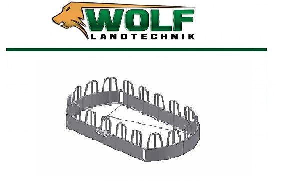 Wolf-Landtechnik GmbH Futterraufe | Raufe 18 Fressplätze Vieh und Pferde