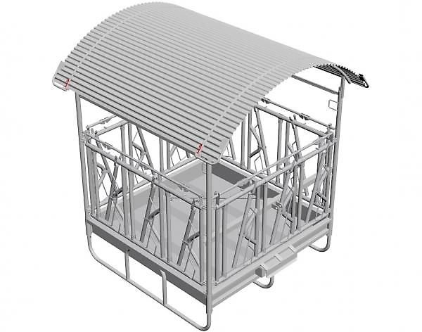 Klesberg Futterraufe für Rinder - 12 Plätze
